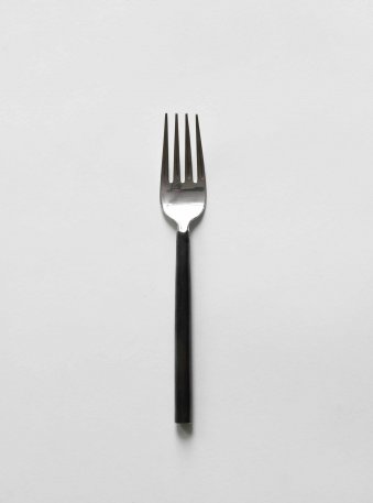 Cutlery made of unpolished steel