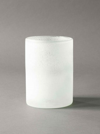 Frost - big candleholder in white