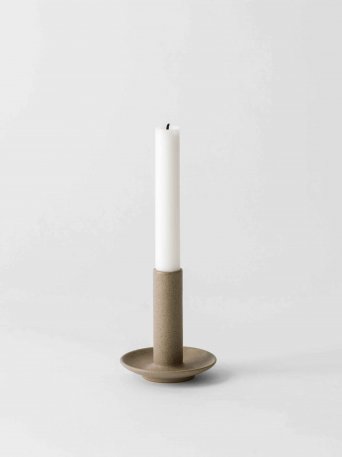 Tell Me More candleholder made in sand ceramic